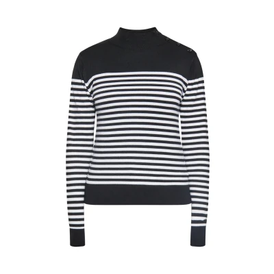 Abbildung von Dreimaster Pullover Frauen schwarz weiss