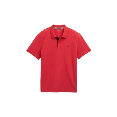 Abbildung von TOM TAILOR Herren 1031006 Poloshirt, 12830 Samba Red, L