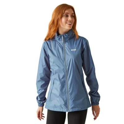 Abbildung von Regatta Damen, Verstaubare wasserdichte Jacke, blau, 48