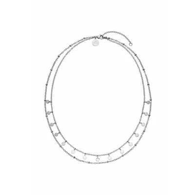 Abbildung von Purelei Collier Schmuck Geschenk Plain doppelte Kette, 22461