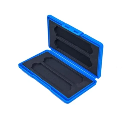 Abbildung von Seaocloud 4 Slots M.2 2280/2260/2240/2242/2230 Hülle, SSD Halter Aufbewahrung, Laufwerk Speicher NVMe 2280 Kartenhülle (blau)