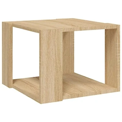 Abbildung von vidaXL Couchtisch Beistelltisch Wohnzimmertisch Kaffeetisch Sofatisch Teetisch Tisch Wohnzimmer Wohnzimmermöbel Sonoma Eiche 40x40x30cm Holzwerkstoff