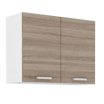 Abbildung von Küchen Hängeschrank 80 cm für das Modell,Dave 240 Eiche Sonoma Trüffel&#039;