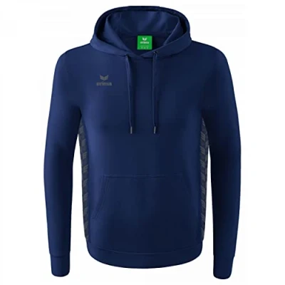 Abbildung von Erima Essential TEAM Kapuzenpullover, Herren, Größe: XL, New navy slate grey