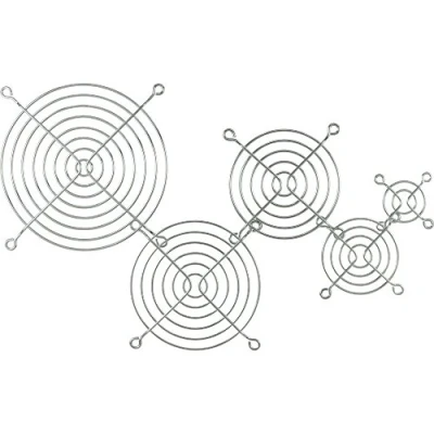 Abbildung von InLine Lüftergitter Metall, verchromt, 60x60mm