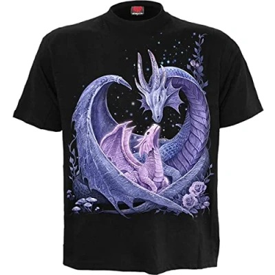 Abbildung von Spiral Herren M121 M T Shirt, Schwarz,