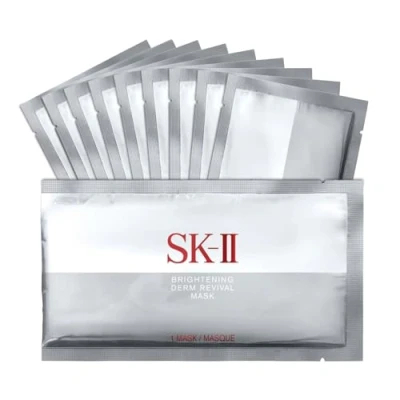 Abbildung von SK II Brightening Derm Revival Gesichtsmaske strahlungsverstärkende Maske hellt und verfeinert die Haut (10 Stück)