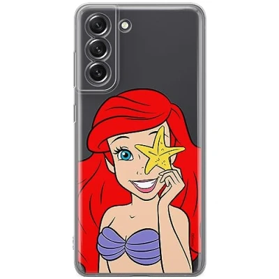 Abbildung von ERT GROUP Handyhülle für Samsung S21 FE Original und offiziell Lizenziertes Disney Muster Ariel 009 optimal an die Form des Handy angepasst, teilweise transparent