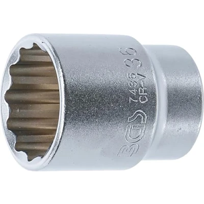 Abbildung von BGS 7436 Steckschlüssel Einsatz Zwölfkant 20 mm (3/4&quot;) SW 36