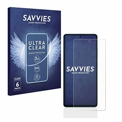 Abbildung von Savvies 6 Stück Schutzfolie für Xiaomi Poco F5 Displayschutz Folie Ultra Transparent