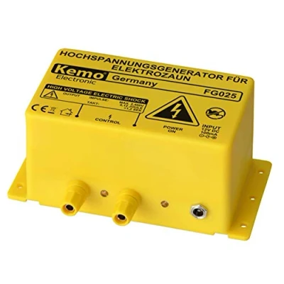 Abbildung von Kemo FG025 Weidezaungerät Hochspannungsgerät für Elektrozaun FG025, (L x B H) 122 72 66 mm