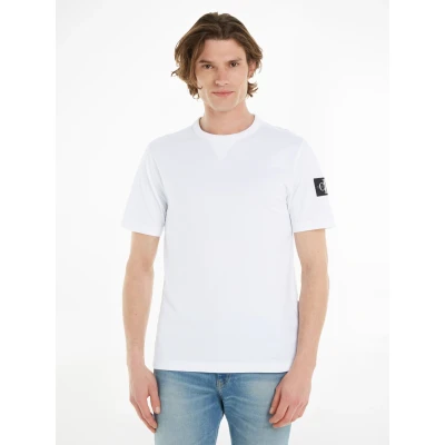 Abbildung von Calvin Klein Jeans Badge Regular TEE Tshirt basic, Damen, Größe: 3XL, Bright white