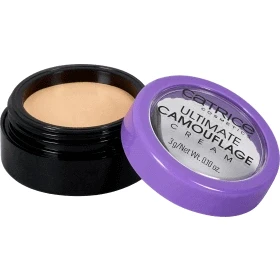 Abbildung von Catrice Ultimate Camouflage Cream, Concealer, Abdeckstift, Nr. 020 N Light Beige, nude, für Mischhaut, farbkorrigierend, langanhaltend, mattierend, matt, natürlich, vegan, ohne Parfüm (3g)