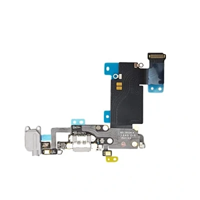 Abbildung von DHLK® Ladebuchse Dock Connector kompatibel mit iPhone 6S Plus ConnectorFlex, Dunkelgrau (A1634, A1687, A1699)