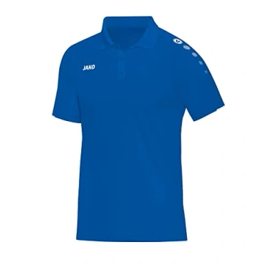 Abbildung von JAKO Fussball Teamsport Textil Classico Poloshirt, Herren, Größe: 3XL, Blauweiss