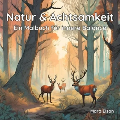 Abbildung von Natur &amp; Achtsamkeit: Ein Malbuch für innere Balance
