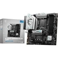 Abbildung von MSI B760M GAMING PLUS WIFI Motherboard, mATX Unterstützt Intel Core Prozessoren der 14., 13. und 12. Generation, LGA 1700 DDR5 6800+MHz/OC, 1x PCIe 4.0 x16, 2 x M.2 Gen4, 2.5G LAN, Wi Fi 6E