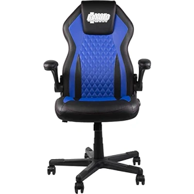 Abbildung von Konix Boruto Naruto Next Generations Gaming Bürostuhl Sitzneigung 15 Glattes Polyurethan Leder Blau und Schwarz