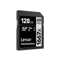 Abbildung von Lexar Professional 128 Gb 1667X Sdxc Speicherkarte (250Mb/S 90Mb/S)