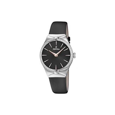 Abbildung von Festina Damen Analog Quarz Uhr mit Leder Armband F20388/3