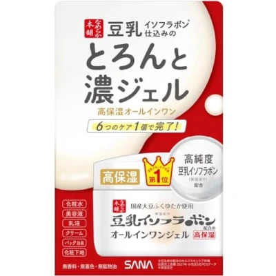 Abbildung von Sana Nameraka Honpo Soy Milk Isoflavone Rich Moist Gel 100g (Green Tea Set)