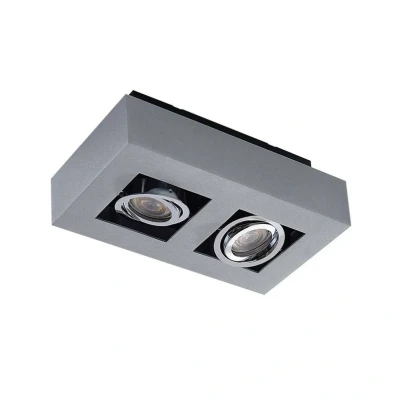 Abbildung von Arcchio Strahler Vince, 25 cm, 2 flammig, silber, GU10