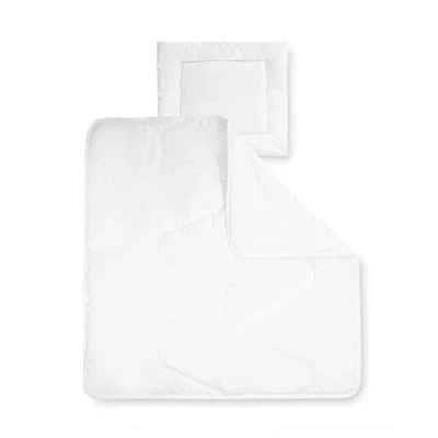 Abbildung von Julius Zöllner Kindersteppbett Set Sommertraum, Decke mit Kissen, Thinsulate Lite Loft, Standard 100 by OEKO TEX, Größe 80x80 + 35x40 cm