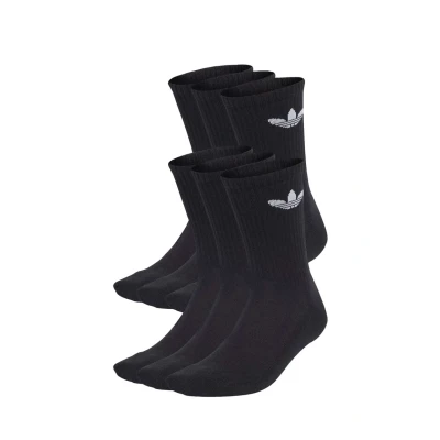 Abbildung von adidas Originals Trefoil Cushion CREW 6 Pairs Socken, Größe: 31 33, Black