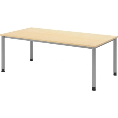 Abbildung von HAMMERBACHER höhenverstellbarer Schreibtisch VHS2E/3/S ahorn
