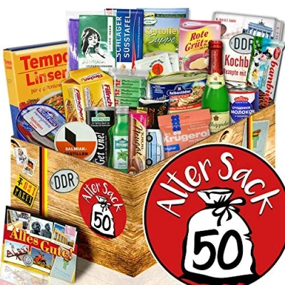 Abbildung von Alter Sack 50 / Herren Geschenk/Spezialitäten Geschenk DDR