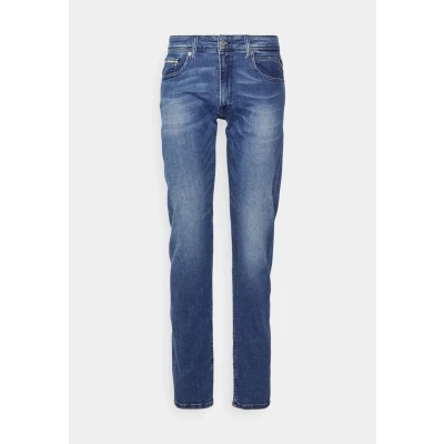 Abbildung von Replay Herren Jeans Grover Straight Fit mit Comfort Stretch, Medium Blue 009 (Blau), 30W / 34L