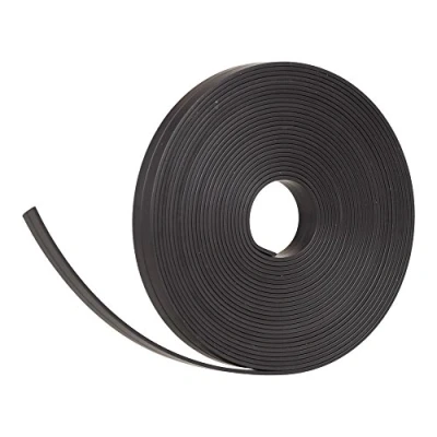 Abbildung von Magnetband (Nicht Selbstklebend) um Linien auf Whiteboard zu erstellen (Schwarz 5m Länge 10 mm Breite) für Magnettafeln, Kühlschränke, Plantafeln und Whiteboards Tape