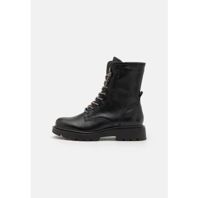 Abbildung von Tamaris Schnürstiefelette, Damen, Größe: 39, Black/glam Schuhe