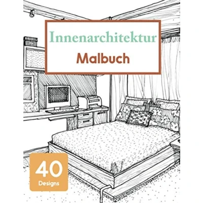 Abbildung von Innenarchitektur Malbuch: Malbuch für Erwachsene Inneneinrichtungen