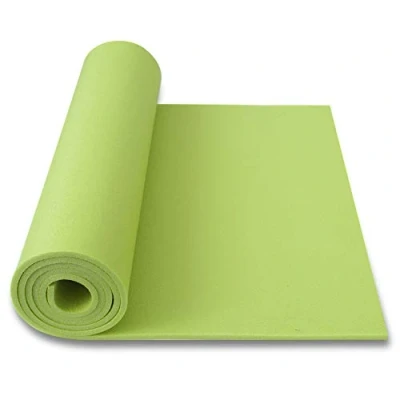 Abbildung von Schaumstoff Campingmatte Sport Isomatte Gymnastikmatte Aerobic Yoga Matte 180 x 50 0,8 210g (hellgrün)