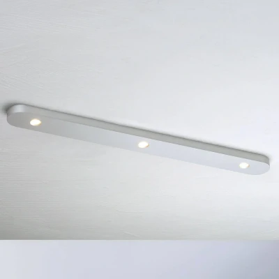 Abbildung von Bopp Close LED Deckenlampe dreiflammig alu