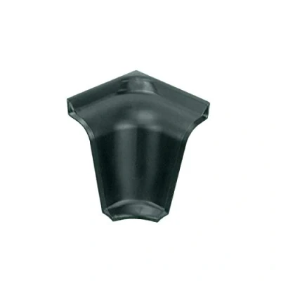 Abbildung von DQ PP 1x WINKELLEISTE INNENECKE Schwarz 38 x 50mm PVC Küchenleiste Arbeitsplatte Abschlussleiste Leiste Küche Küchenabschlussleiste Wandabschlussleiste Tischplattenleisten