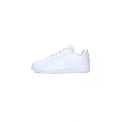 Abbildung von adidas Grand Court Lifestyle Tennis Lace Up Shoes Tennisschuhe, Cloud White/Cloud White/Grey One, 34 EU