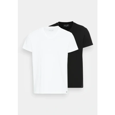 Abbildung von Lee V NECK 2 PACK Tshirt basic, Herren, Größe: Medium, Black/white