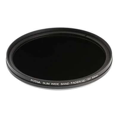 Abbildung von Ruili Schlank Fader Variable ND Filter einstellbar Neutrale Dichte 62mm, ND2 to ND400,62mm Kamera