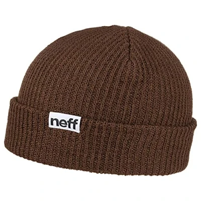 Abbildung von Neff Herren fold Beanie Mtze, braun, Einheitsgröße