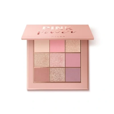 Abbildung von WYCON cosmetics Pink Power Eyeshadow Palette mit 9 Lidschatten in matter und schimmernder Textur