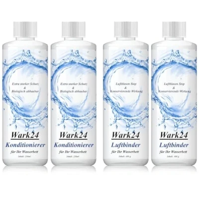 Abbildung von Wark24 Konditionierer 250ml 2er &amp; Luftbinder 400g Das Pflegeset für Ihr Wasserbett