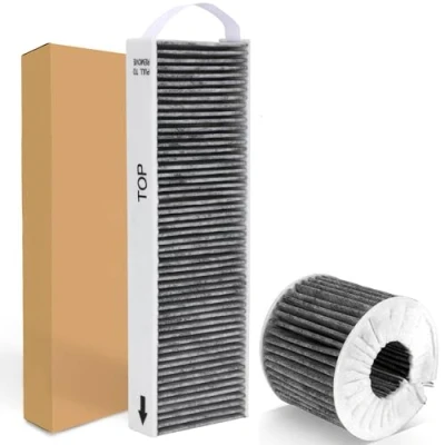 Abbildung von Aktivkohlefilter für Bora Pure PUAKF, Filter X Pure/S Pure/PURU oder PUXU Umluft Kochfeldabzug Dunstabzug Ersatzfilter Zubehör