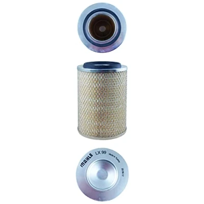 Abbildung von MAHLE ORIGINAL LX 99 Luftfilter 239,0 164,0 Filtereinsatz VOLKSWAGEN: Transporter 4 Bus, Kastenwagen
