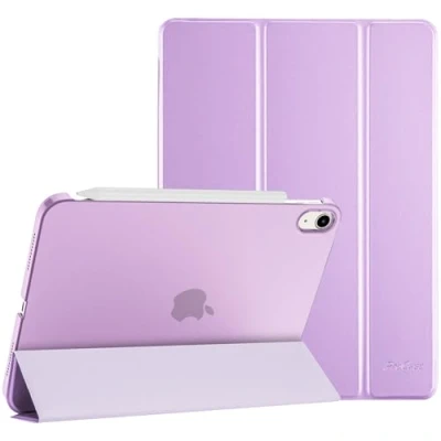 Abbildung von ProCase Hülle für 2022 10,9&quot; iPad 10. Generation 10 Case 10,9 Zoll Modell A2696 A2757, Leicht Dünn Hart Schutzhülle Smart Folio Cover Kompatibel mit Violett