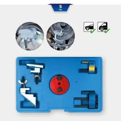 Abbildung von BRILLIANT TOOLS BT571080 Keilriemen Montage und Demontage Werkzeug Satz 5 tlg. [Powered by KS TOOLS]