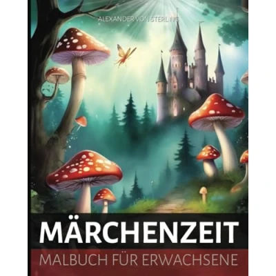 Abbildung von MÄRCHENZEIT Malbuch für Erwachsene:: Fantasy Ausmalbuch mit magischen Feen, Fabelwesen, Helden, Pilzlandschaften und mythischen Königsschlössern Senioren Jugendliche