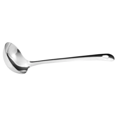 Abbildung von FACKELMANN Suppenkelle Schöpflöffel 30 cm LARA, Küchenhelfer aus Edelstahl(Silber)