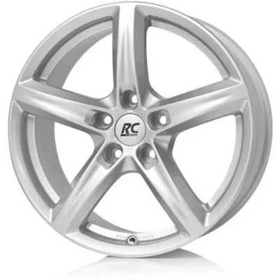 Abbildung von RC Design 4 loch 15Zoll 100mm Alufelge RC24 silber 0620072818 Felge